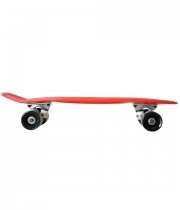 Skateboard SPARTAN Plastik Board Rot